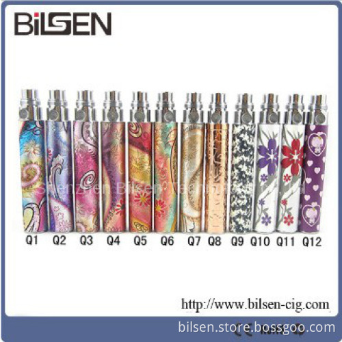 New  650/900/1100mAh Embossed e cig battery,ego q battery